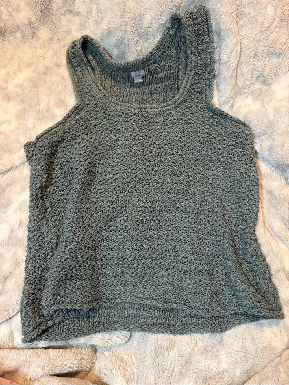 Aerie Open Knit Thick Tank Top